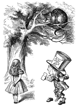 Alice, Cat and Hatter